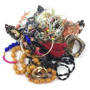 Costume Jewelry 4 lbs Lot Wearable Resellable